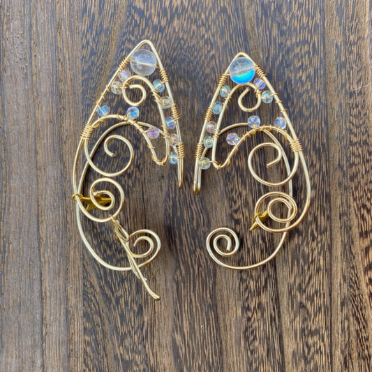 Gold Elf Ear Cuffs