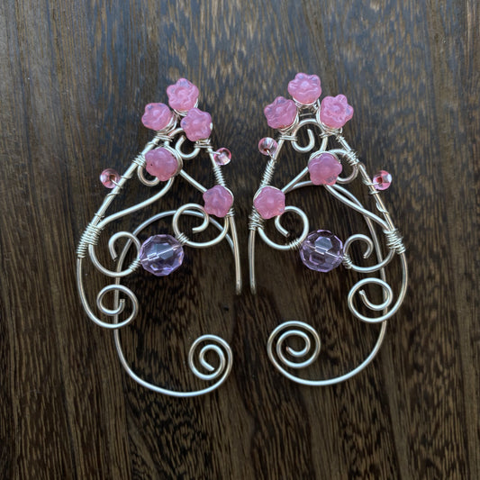 Orchid Elf Ear Cuffs