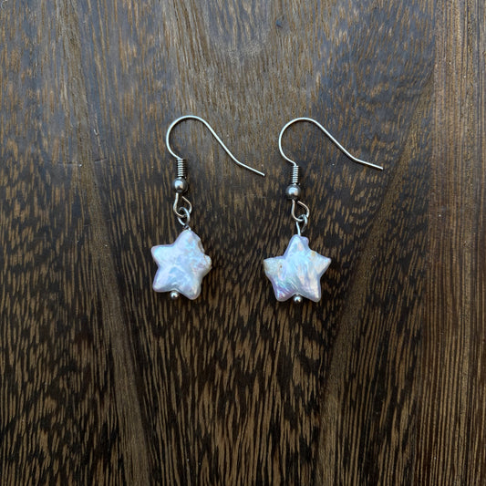 Star Pearl Earrings