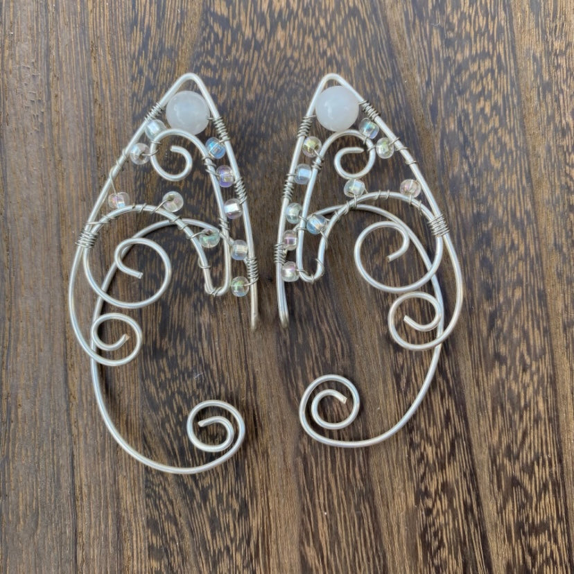 Quartz Elf Ear Cuffs